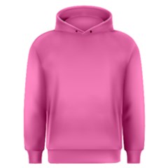 Hot Hollywood Pink Color Men s Overhead Hoodie by SpinnyChairDesigns