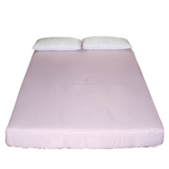 Lavender Blush Pink Color Fitted Sheet (california King Size) by SpinnyChairDesigns