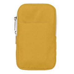 True Mustard Yellow Color Waist Pouch (large) by SpinnyChairDesigns