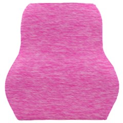 Neon Pink Color Texture Car Seat Back Cushion  by SpinnyChairDesigns