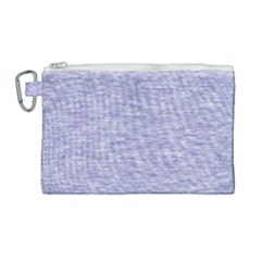 Light Purple Color Textured Canvas Cosmetic Bag (large) by SpinnyChairDesigns