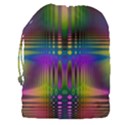 Abstract Psychedelic Pattern Drawstring Pouch (3XL) View2