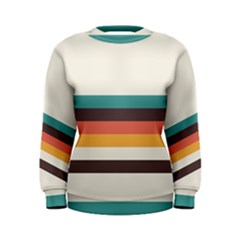 Classic Retro Stripes Women s Sweatshirt by tmsartbazaar