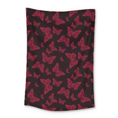 Red And Black Butterflies Small Tapestry by SpinnyChairDesigns