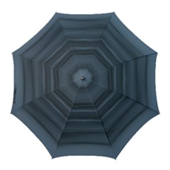 Faded Denim Blue Grey Ombre Golf Umbrellas by SpinnyChairDesigns