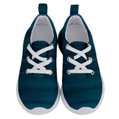 Teal Blue Ombre Running Shoes by SpinnyChairDesigns