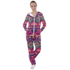 Boho Colorful Pattern Women s Tracksuit by SpinnyChairDesigns
