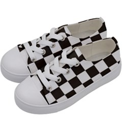 Chequered Flag Kids  Low Top Canvas Sneakers by abbeyz71