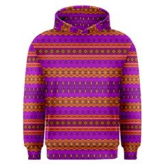 Boho Magenta And Gold Men s Overhead Hoodie by SpinnyChairDesigns