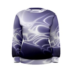 Violet Glowing Swirls Women s Sweatshirt by SpinnyChairDesigns