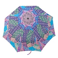 Boho Patchwork Folding Umbrellas by SpinnyChairDesigns