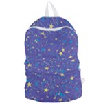 Starry Night Purple Foldable Lightweight Backpack