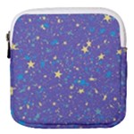 Starry Night Purple Mini Square Pouch