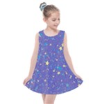 Starry Night Purple Kids  Summer Dress