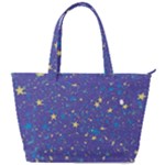 Starry Night Purple Back Pocket Shoulder Bag 