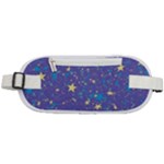 Starry Night Purple Rounded Waist Pouch