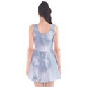 Faded Blue Floral Print Scoop Neck Skater Dress View2