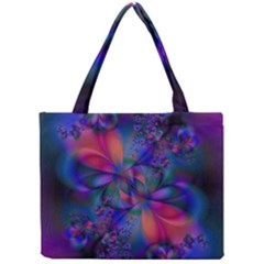 Abstract Floral Art Print Mini Tote Bag by SpinnyChairDesigns