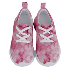 Blush Pink Watercolor Flowers Running Shoes by SpinnyChairDesigns