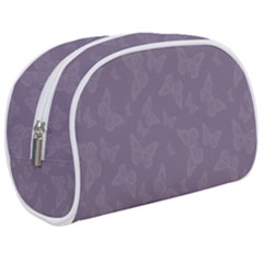 Grape Compote Butterfly Print Makeup Case (medium) by SpinnyChairDesigns