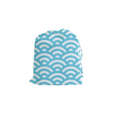 Waves Drawstring Pouch (small) by Sobalvarro