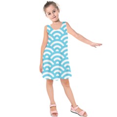 Waves Kids  Sleeveless Dress by Sobalvarro