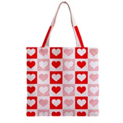 Hearts  Grocery Tote Bag by Sobalvarro