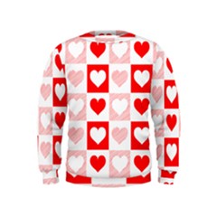 Hearts  Kids  Sweatshirt by Sobalvarro