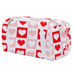 Hearts  Toiletries Pouch by Sobalvarro