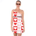 Hearts  One Soulder Bodycon Dress View1