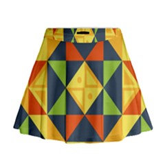 Africa  Mini Flare Skirt by Sobalvarro