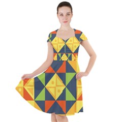 Africa  Cap Sleeve Midi Dress by Sobalvarro