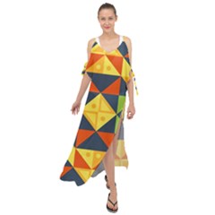 Africa  Maxi Chiffon Cover Up Dress by Sobalvarro