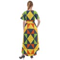 Africa  Front Wrap High Low Dress View2