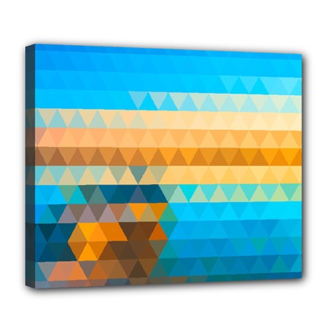 Mosaic  Deluxe Canvas 24  X 20  (stretched) by Sobalvarro