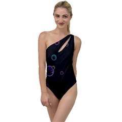 Bubble In Dark To One Side Swimsuit by Sabelacarlos