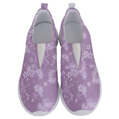 Lavender And White Flowers No Lace Lightweight Shoes by SpinnyChairDesigns