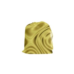 Golden Wave Drawstring Pouch (xs) by Sabelacarlos