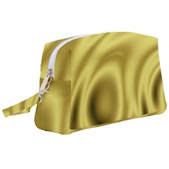 Golden Wave 2 Wristlet Pouch Bag (large) by Sabelacarlos