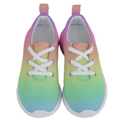 Pastel Rainbow Ombre Running Shoes by SpinnyChairDesigns