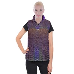 Alien Skin Glow Women s Button Up Vest by SpinnyChairDesigns