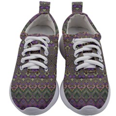 Boho Hearts And Flowers Kids Athletic Shoes by SpinnyChairDesigns
