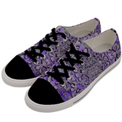 Floral Wreaths In The Beautiful Nature Mandala Men s Low Top Canvas Sneakers by pepitasart
