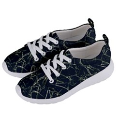 Neon Silhouette Leaves Print Pattern Women s Lightweight Sports Shoes by dflcprintsclothing