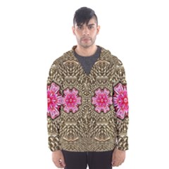 Earth Can Be A Beautiful Flower In The Universe Men s Hooded Windbreaker by pepitasart