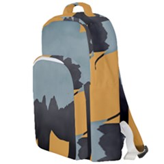 Illustrations Sketch Elephant Wallpaper Double Compartment Backpack by HermanTelo