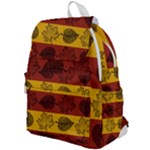 Autumn Leaves Colorful Nature Top Flap Backpack