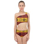 Autumn Leaves Colorful Nature Spliced Up Two Piece Swimsuit