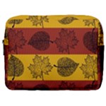 Autumn Leaves Colorful Nature Make Up Pouch (Large)
