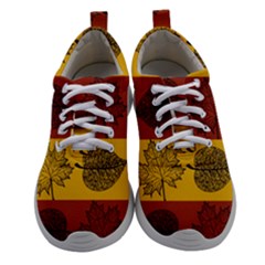 Autumn Leaves Colorful Nature Athletic Shoes by Mariart